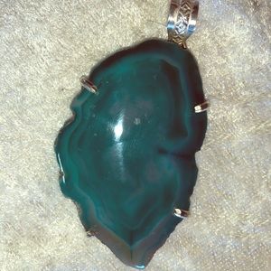 Beautiful Druzy Agate Pendent